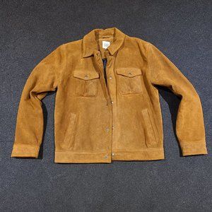 Men's GAP Suede Leather Shirt Jacket